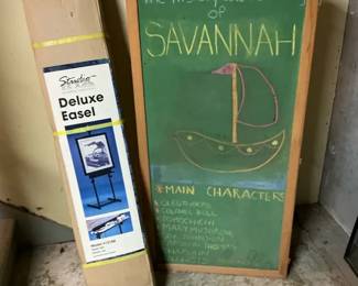 Vintage Chalkboard and Studio Deluxe Easel