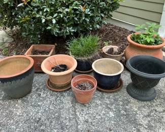 Terracotta and Ceramic Garden Planters
