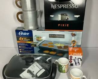 Nespresso Pixie, Electric Skillets and Coffee Makers