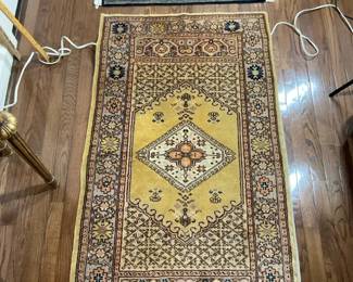Pair of Traditional Area Rugs with Fringe