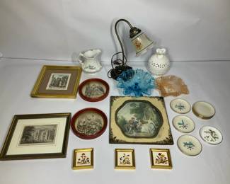 Home Dcor Accessories with Framed Art and Glassware