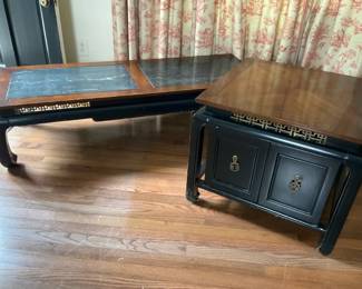 Asian Style Coffee Table and End Table