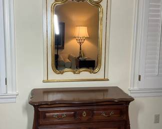 French Provincial Chest with Mirror
