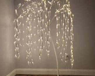 Lighted Willow Tree