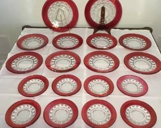 Tiffin Franciscan Luncheon Plates