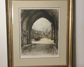 T.K. Hoernes Print Signed