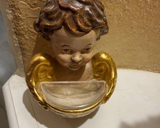 Holy water font