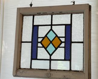 Small stained glass window
