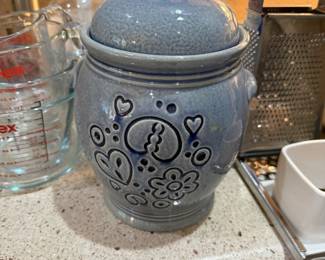 German Salt Glaze cookie jar