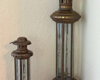 Brass candle lights