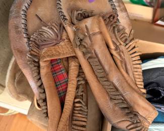 leather moccasins