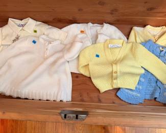 knitted baby sweaters