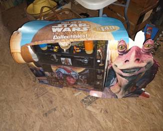Star Wars Taco Bell Toy Display