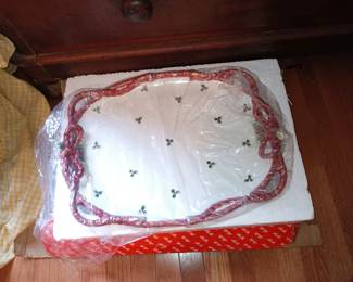 Fitz and Floyd Christmas Platter