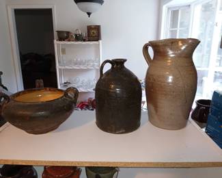 NC Pottery Jug, pitcher etc
