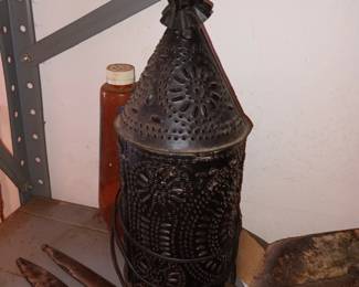 Pierced Tin Lantern
