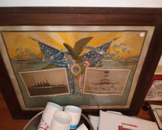 WWI Era Navy Ship Roster USS Minnesota