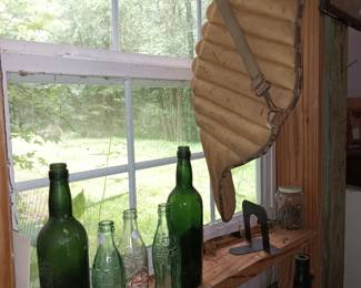 Vintage Bottles Catcher's Chest Pad