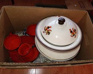 Rooster Ware Dishes