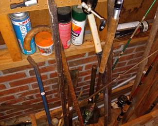 Early Rifle Barrels, Fishing Rods, etc
