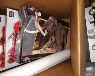 Unopened Wooly Mammoth Model