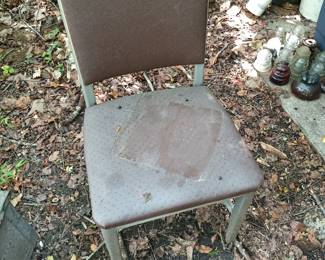 Mid Century Metal Office Chair