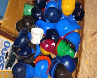 Vintage Baseball Ice Cream Helmets