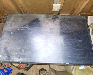 Lid has Sailor's Name Painted over