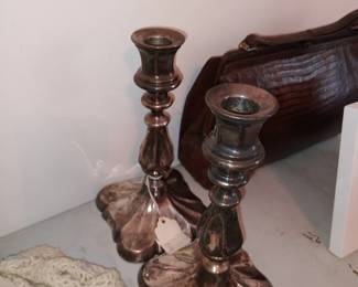 Silver Plate Candlesticks