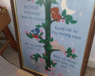 Child's Embroidery Art