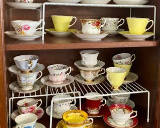 Vintage Teacups with Saucers Sold Individually