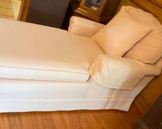 Pink Chaise (Has a matching headboard and valances)