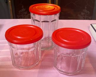 Vintage Jelly Jars from France