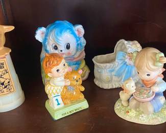 Vintage Figurines and Cow Creamer