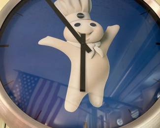  Original Pillsbury Dough Boy Wall Clock