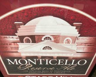 Star Hill Craft Brewery Collectible Poster MONTICELLO