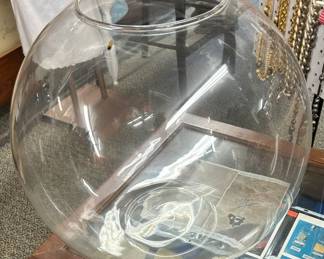 Large Glass Bowl display 