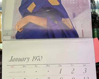 Vintage Airline Full Size Girlie Calendars 