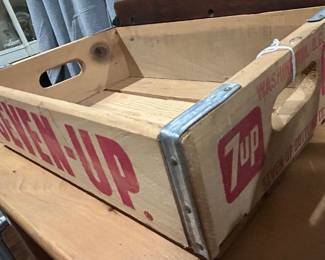 WASHINGTON DC 7-UP Wood Crate 