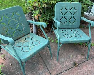 Mid-century lounge chairs