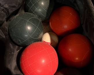 Vintage bocce