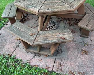 Picnic table and seating