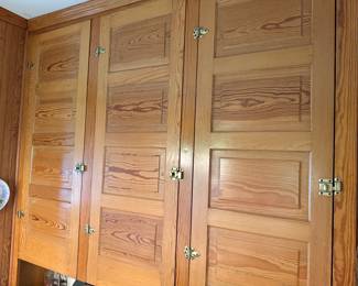 Beautifully refinished cabinetry