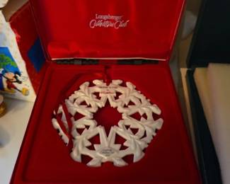 Longaberger Christmas ornament