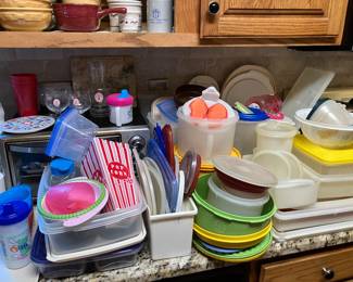 Tupperware and plastics