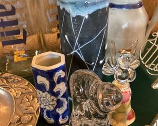 Assorted vases