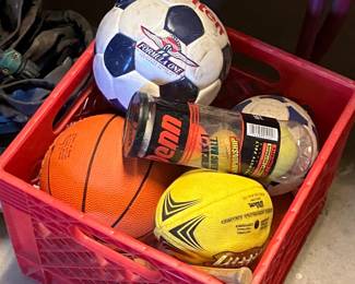 Assorted balls