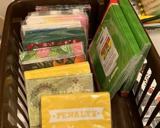 Assorted napkins