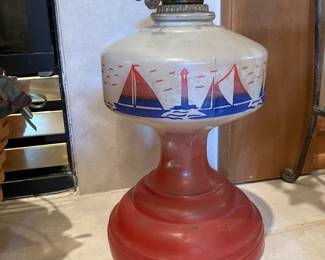 Vintage Kerosene oil lamp