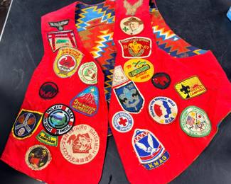 1950s through 70s Boy Scout patches, including World War II patches